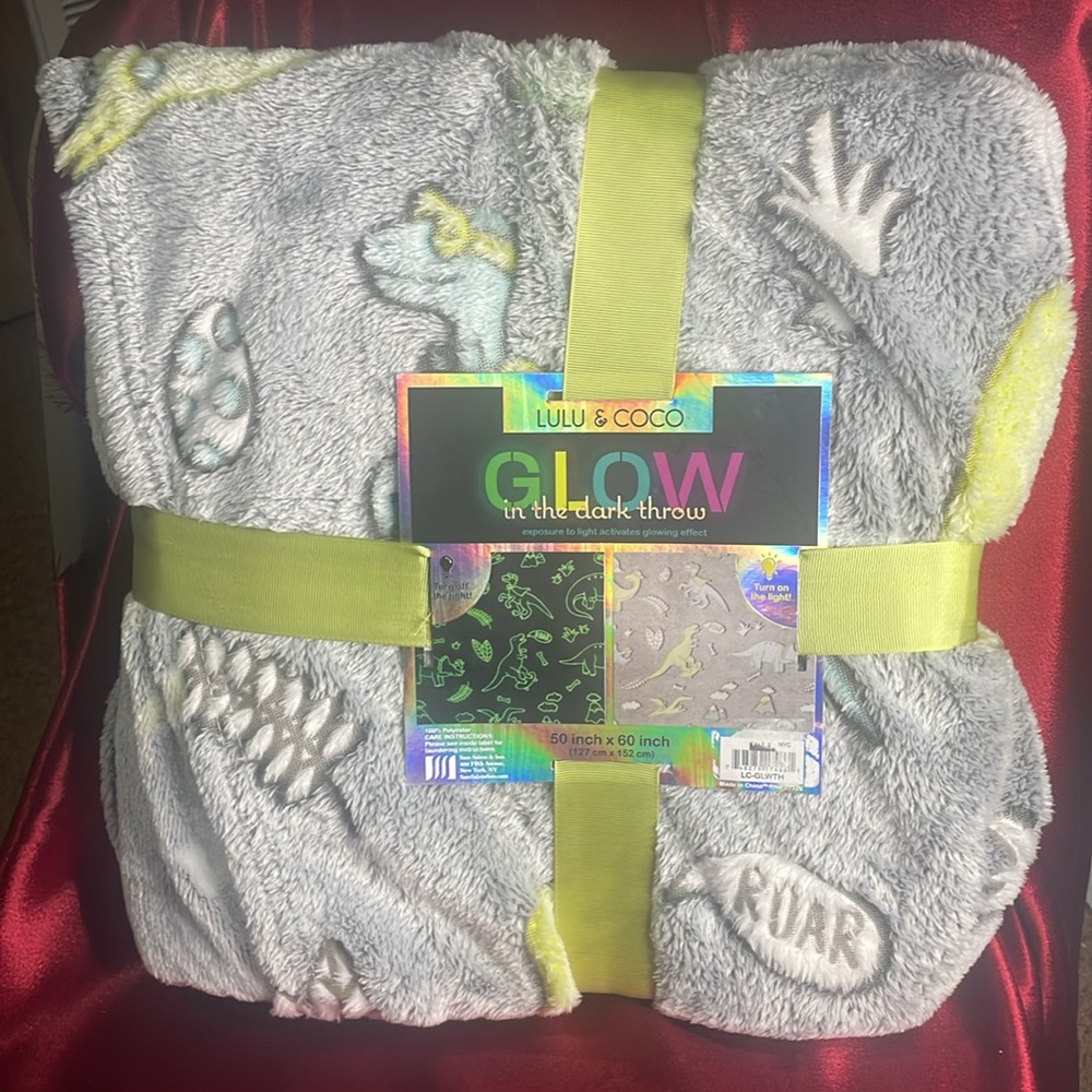 Dinosaur Throw Blanket